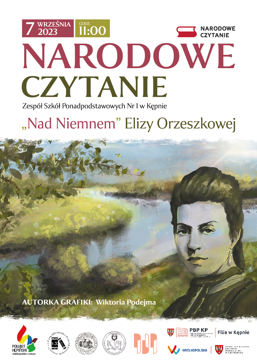 Plakat promujący Narodowe Czytanie